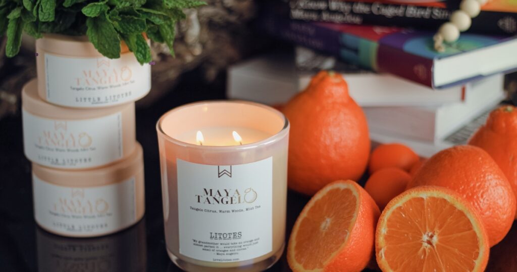 A luxurious candle inspired by black authors and literature